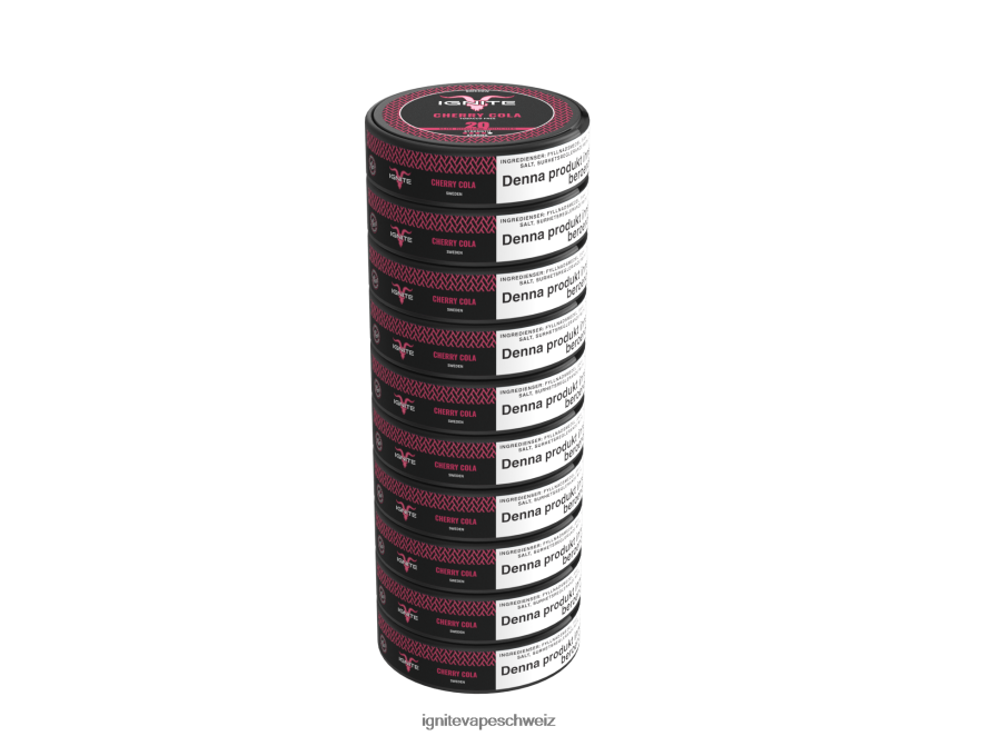 IGNITE Disposable Vape Flavors - IGNITE Nikotinbeutel 10er-Pack Kirschcola 462HF4180