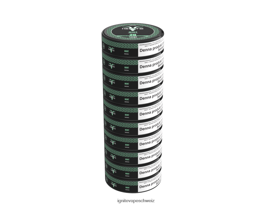 IGNITE Disposable Vape - IGNITE Nikotinbeutel 10er-Pack Minze 462HF4178