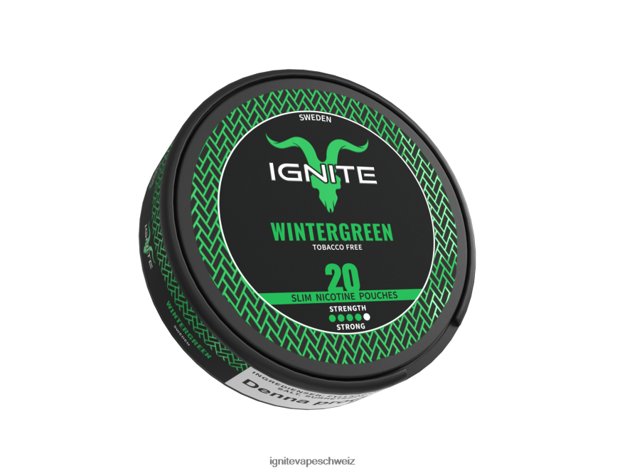 IGNITE Disposable Vape - IGNITE Nikotinbeutel wintergrün 462HF4168