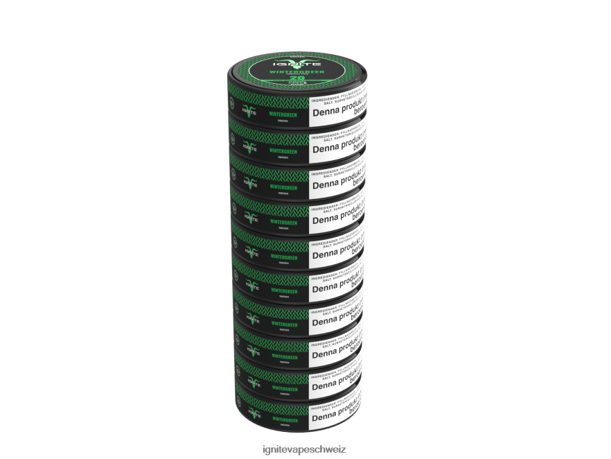 IGNITE Disposable Vape Review - IGNITE Nikotinbeutel 10er-Pack wintergrün 462HF4179