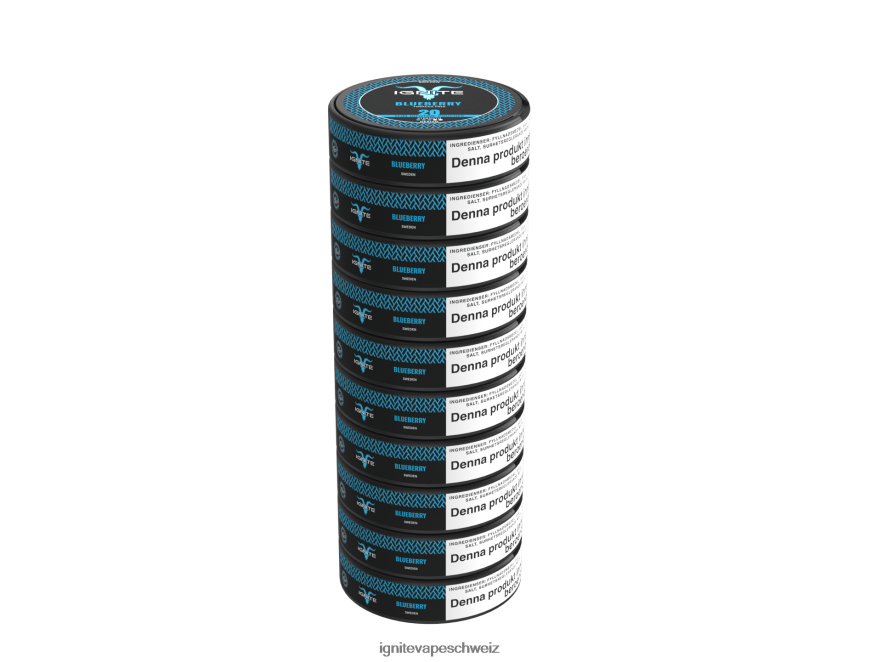 IGNITE Vape Online - IGNITE Nikotinbeutel 10er-Pack Blaubeere 462HF4176