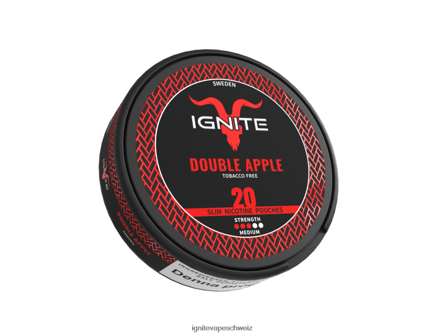 IGNITE Vape Online - IGNITE Nikotinbeutel Doppelapfel 462HF4166