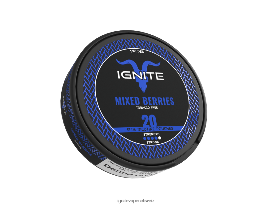 IGNITE Vape Schweiz - IGNITE Nikotinbeutel gemischte Beeren 462HF4171