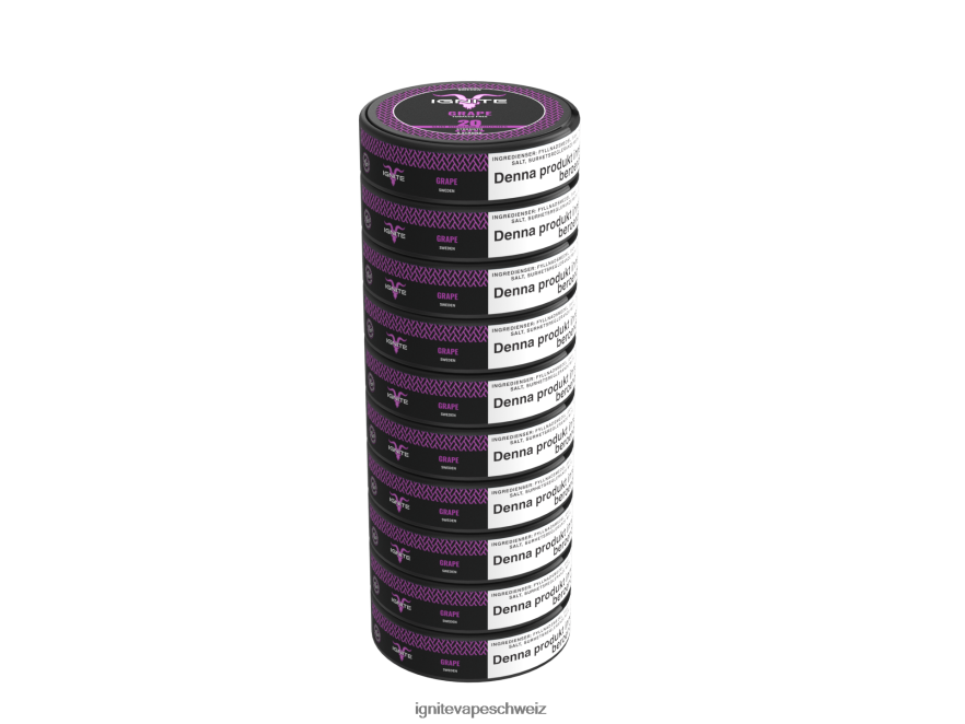 IGNITE Zigaretten - IGNITE Nikotinbeutel 10er-Pack Traube 462HF4185