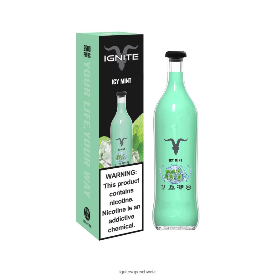 IGNITE Vape Kaufen - IGNITE V25 Vape-Stift eisige Minze 462HF414