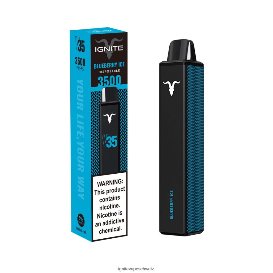 IGNITE Disposable Vape Flavors - IGNITE V35 Vape-Stift Blaubeereis 462HF4130