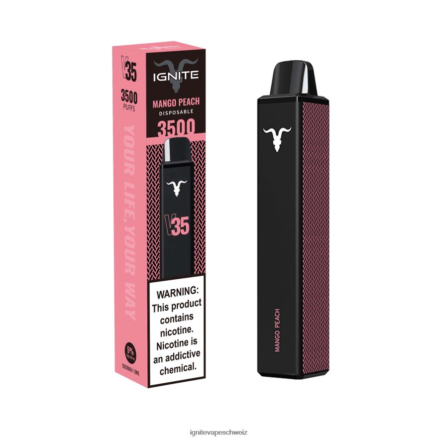 IGNITE Zigaretten - IGNITE V35 Vape-Stift Mango-Pfirsich 462HF4135
