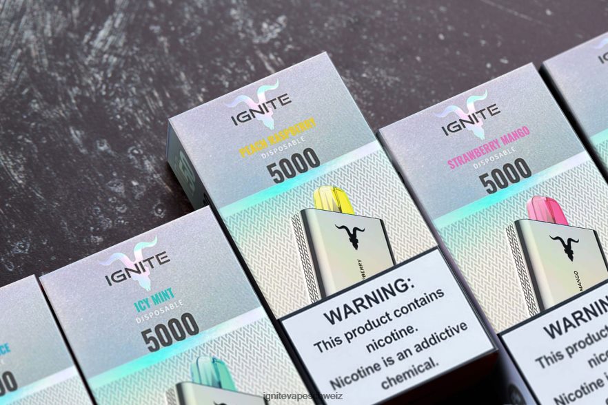 IGNITE Schweiz - IGNITE V50 Vape Pen 10er-Pack Aloe-Traube 462HF422