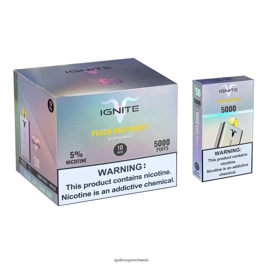 IGNITE Zigaretten - IGNITE V50 Vape Pen 10er-Pack grüner Apfel 462HF4145