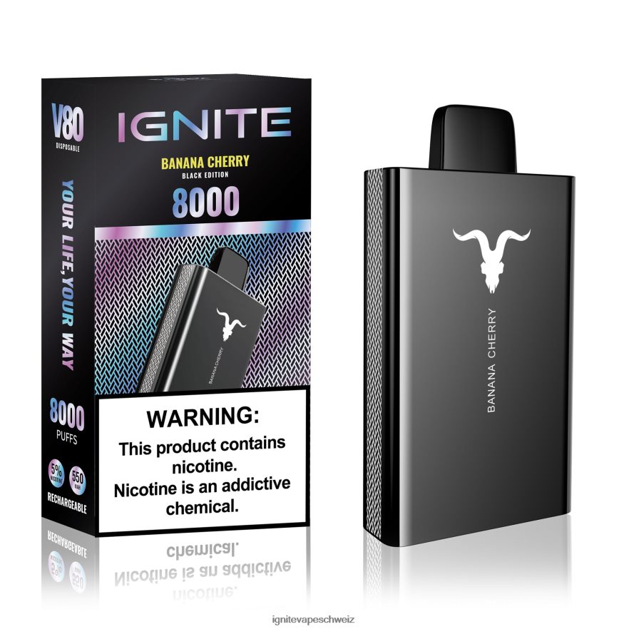 IGNITE Vape Schweiz - IGNITE V80 Vape-Stift Erdbeer-Kiwi 462HF451